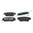 Jeu de 4 plaquettes de frein avant RAP BRAKES R-P1605 - Visuel 2