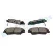 Jeu de 4 plaquettes de frein avant RAP BRAKES R-P1605 - Visuel 3