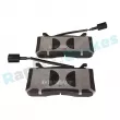 Jeu de 4 plaquettes de frein avant RAP BRAKES R-P1606 - Visuel 2