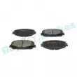 Jeu de 4 plaquettes de frein avant RAP BRAKES R-P1608 - Visuel 2