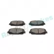 Jeu de 4 plaquettes de frein avant RAP BRAKES R-P1608 - Visuel 3