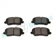 Jeu de 4 plaquettes de frein avant RAP BRAKES R-P1609 - Visuel 3