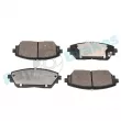 Jeu de 4 plaquettes de frein avant RAP BRAKES R-P1610 - Visuel 2
