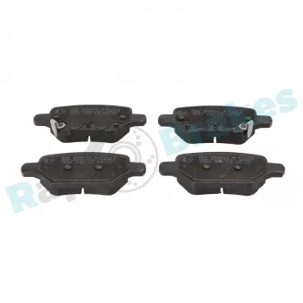Jeu de 4 plaquettes de frein arrière RAP BRAKES R-P1613