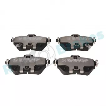 Jeu de 4 plaquettes de frein arrière RAP BRAKES R-P1617