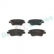 Jeu de 4 plaquettes de frein avant RAP BRAKES R-P1620 - Visuel 1