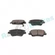 Jeu de 4 plaquettes de frein avant RAP BRAKES R-P1620 - Visuel 2