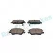 Jeu de 4 plaquettes de frein avant RAP BRAKES R-P1620 - Visuel 3