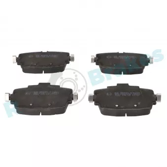 Jeu de 4 plaquettes de frein arrière RAP BRAKES R-P1621