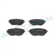Jeu de 4 plaquettes de frein avant RAP BRAKES R-P1622 - Visuel 1