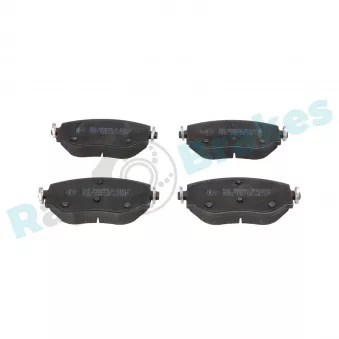 Jeu de 4 plaquettes de frein avant RAP BRAKES R-P1622