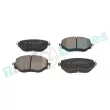 Jeu de 4 plaquettes de frein avant RAP BRAKES R-P1622 - Visuel 3