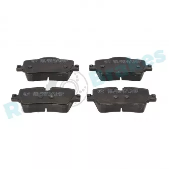 Jeu de 4 plaquettes de frein arrière RAP BRAKES R-P1623