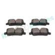Jeu de 4 plaquettes de frein arrière RAP BRAKES R-P1623 - Visuel 3