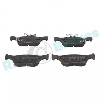 Jeu de 4 plaquettes de frein arrière RAP BRAKES R-P1625