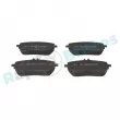 Jeu de 4 plaquettes de frein avant RAP BRAKES R-P1626 - Visuel 1
