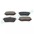 Jeu de 4 plaquettes de frein avant RAP BRAKES R-P1626 - Visuel 2