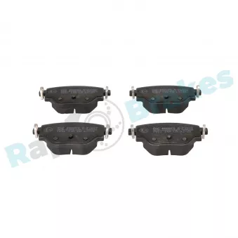 Jeu de 4 plaquettes de frein arrière RAP BRAKES R-P1627