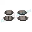 Jeu de 4 plaquettes de frein arrière RAP BRAKES R-P1627 - Visuel 3