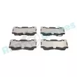 Jeu de 4 plaquettes de frein avant RAP BRAKES R-P1629 - Visuel 1