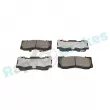 Jeu de 4 plaquettes de frein avant RAP BRAKES R-P1629 - Visuel 2