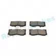 Jeu de 4 plaquettes de frein avant RAP BRAKES R-P1629 - Visuel 3