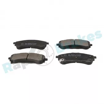 Jeu de 4 plaquettes de frein arrière RAP BRAKES R-P1630