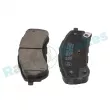 Jeu de 4 plaquettes de frein arrière RAP BRAKES R-P1630 - Visuel 3