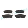 Jeu de 4 plaquettes de frein avant RAP BRAKES R-P1631 - Visuel 1