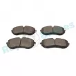 Jeu de 4 plaquettes de frein avant RAP BRAKES R-P1631 - Visuel 3