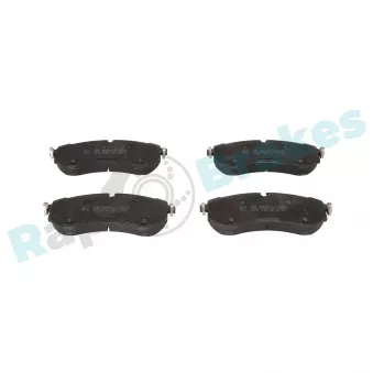 Jeu de 4 plaquettes de frein arrière RAP BRAKES R-P1632