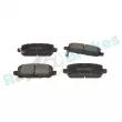 Jeu de 4 plaquettes de frein arrière RAP BRAKES R-P1633 - Visuel 2