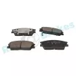 Jeu de 4 plaquettes de frein avant RAP BRAKES R-P1634 - Visuel 2