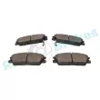 Jeu de 4 plaquettes de frein avant RAP BRAKES R-P1634 - Visuel 3