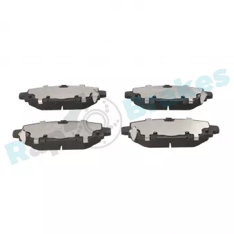 Jeu de 4 plaquettes de frein arrière RAP BRAKES R-P1635