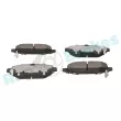 Jeu de 4 plaquettes de frein arrière RAP BRAKES R-P1635 - Visuel 2
