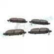 Jeu de 4 plaquettes de frein arrière RAP BRAKES R-P1635 - Visuel 3