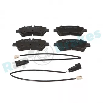 Jeu de 4 plaquettes de frein arrière RAP BRAKES R-P1640