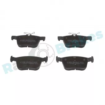 Jeu de 4 plaquettes de frein arrière RAP BRAKES R-P1641