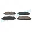 Jeu de 4 plaquettes de frein avant RAP BRAKES R-P1642 - Visuel 2