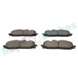 Jeu de 4 plaquettes de frein avant RAP BRAKES R-P1642 - Visuel 3