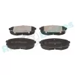 Jeu de 4 plaquettes de frein avant RAP BRAKES R-P1643 - Visuel 1