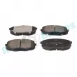 Jeu de 4 plaquettes de frein avant RAP BRAKES R-P1643 - Visuel 2