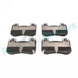 Jeu de 4 plaquettes de frein avant RAP BRAKES R-P1645 - Visuel 1