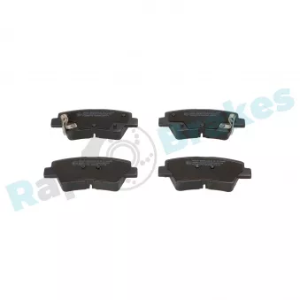 Jeu de 4 plaquettes de frein avant RAP BRAKES R-P1646