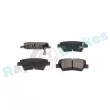 Jeu de 4 plaquettes de frein avant RAP BRAKES R-P1646 - Visuel 2