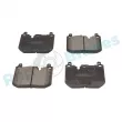 Jeu de 4 plaquettes de frein avant RAP BRAKES R-P1647 - Visuel 2