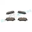 Jeu de 4 plaquettes de frein arrière RAP BRAKES R-P1648 - Visuel 3