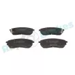 Jeu de 4 plaquettes de frein avant RAP BRAKES R-P1651 - Visuel 1