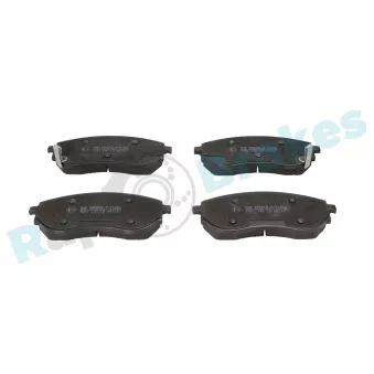 Jeu de 4 plaquettes de frein avant RAP BRAKES R-P1651